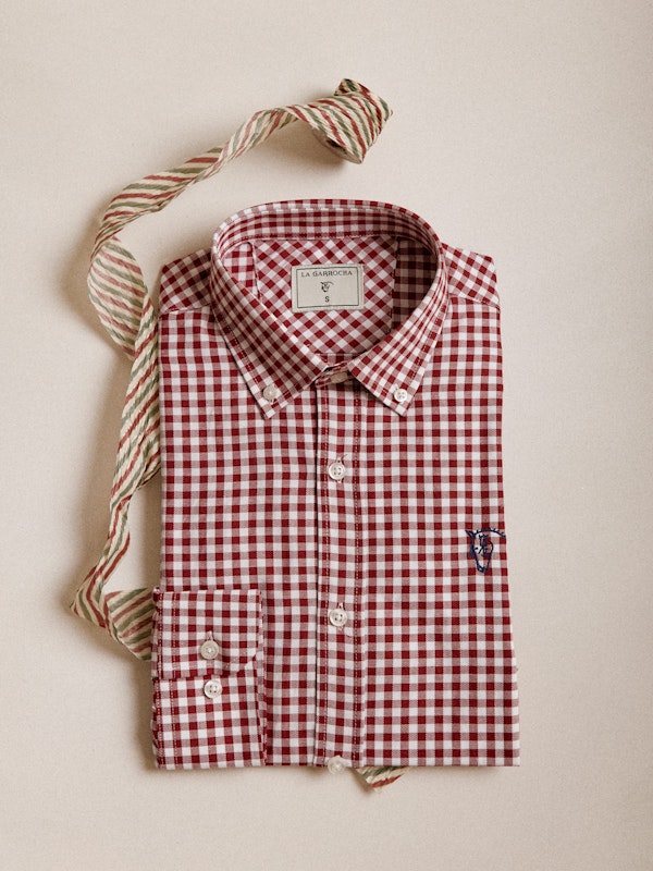 Camisa Cuadro Vichy Viella | Tinto
