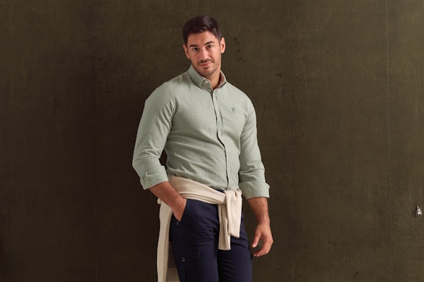  Chemise Viella à Petits Carreaux Vichy | Salvia