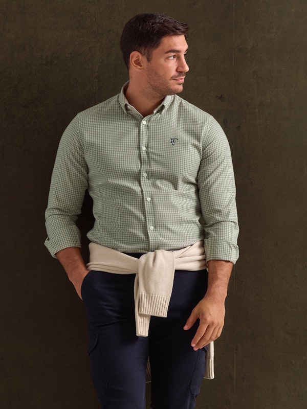  Chemise Viella à Petits Carreaux Vichy | Salvia