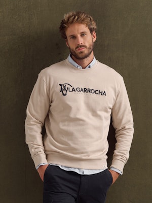 Sudadera Equestrian | Nude