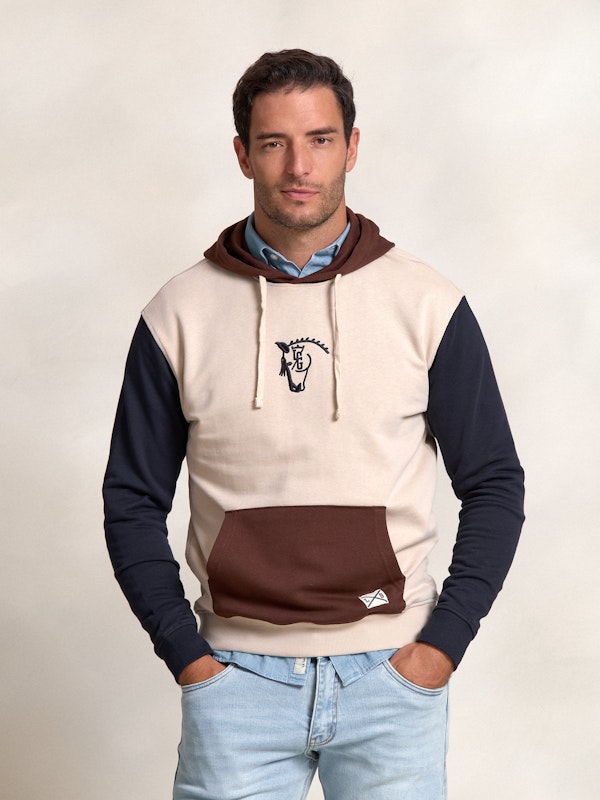 Sudadera Capucha Multicolor | Nude