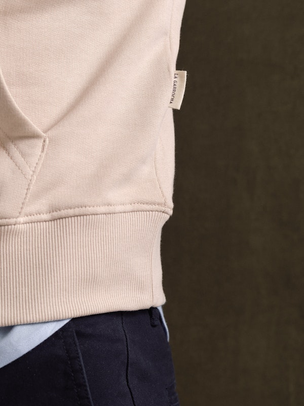 Sweat-shirt à demi-zip basique | Nude