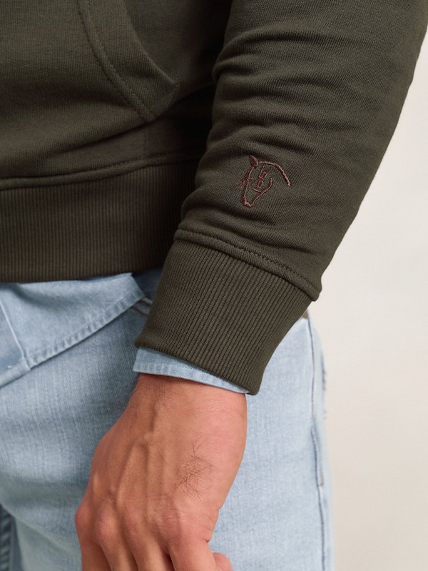 Sweat-shirt à demi-zip Brand | Caza