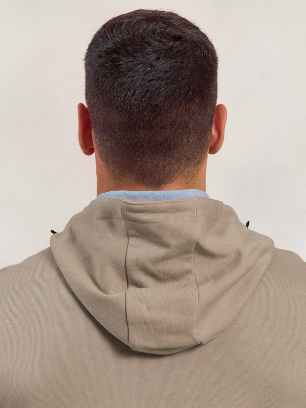 Sweat-shirt à demi-zip et capuche | Piedra