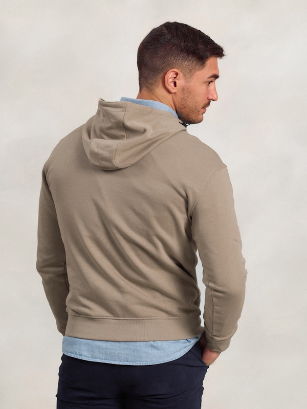 Sweat-shirt à demi-zip et capuche | Piedra