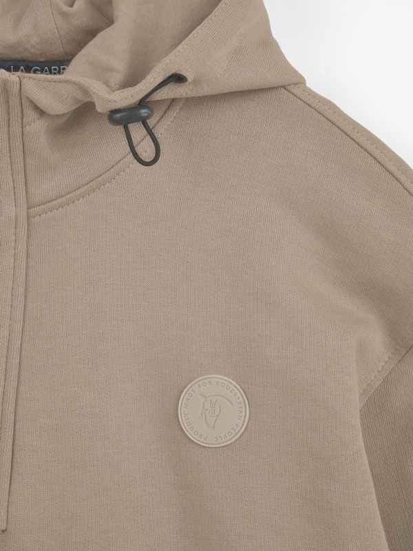 Sweat-shirt à demi-zip et capuche | Piedra