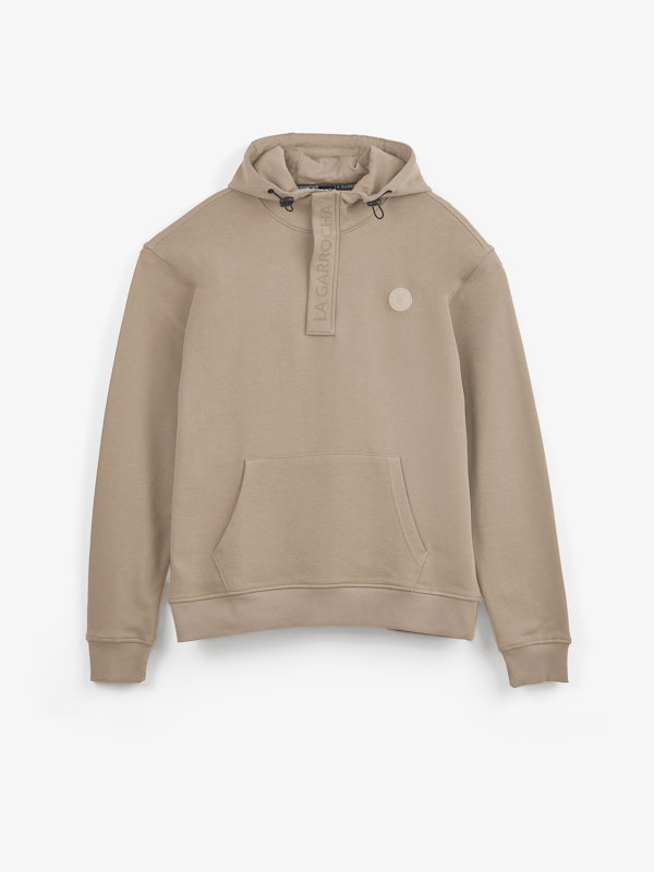 Sweat-shirt à demi-zip et capuche | Piedra