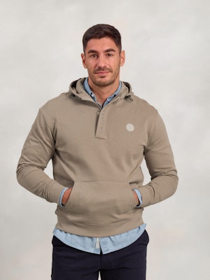 Half-Zip Hoodie Sweatshirt | Piedra