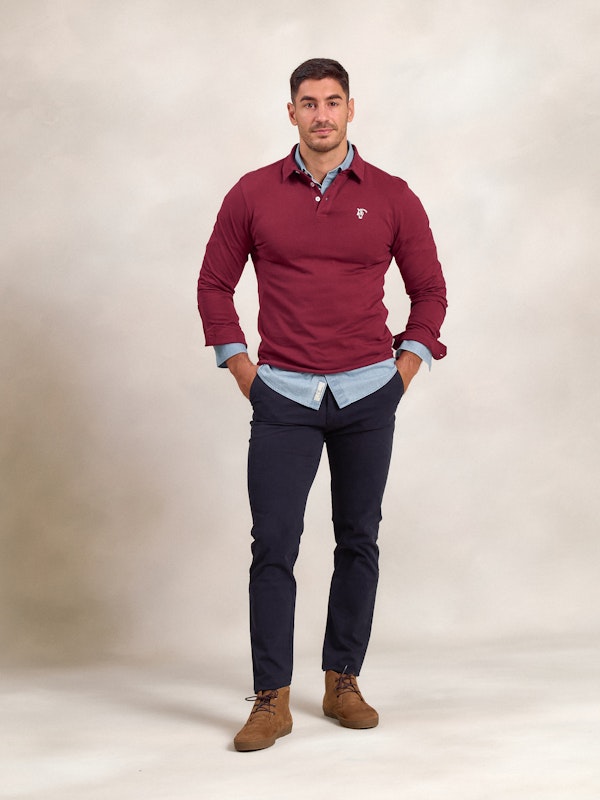 Polo Basique | Burgundy