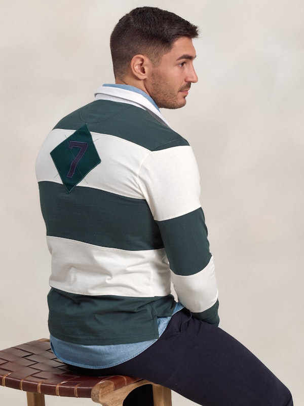 Polo Rayé avec Numéro | Egeo