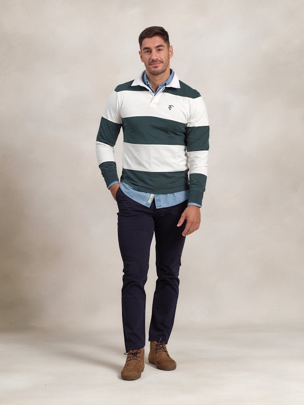 Polo Rayé avec Numéro | Egeo