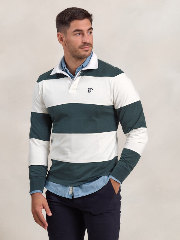 Polo Rayé avec Numéro | Egeo