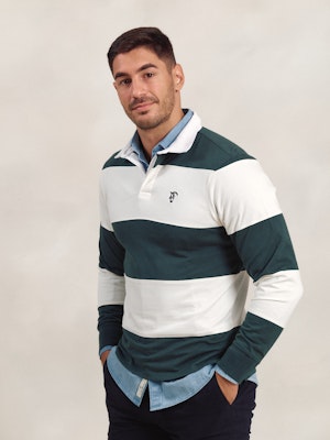 Striped Number Polo | Egeo