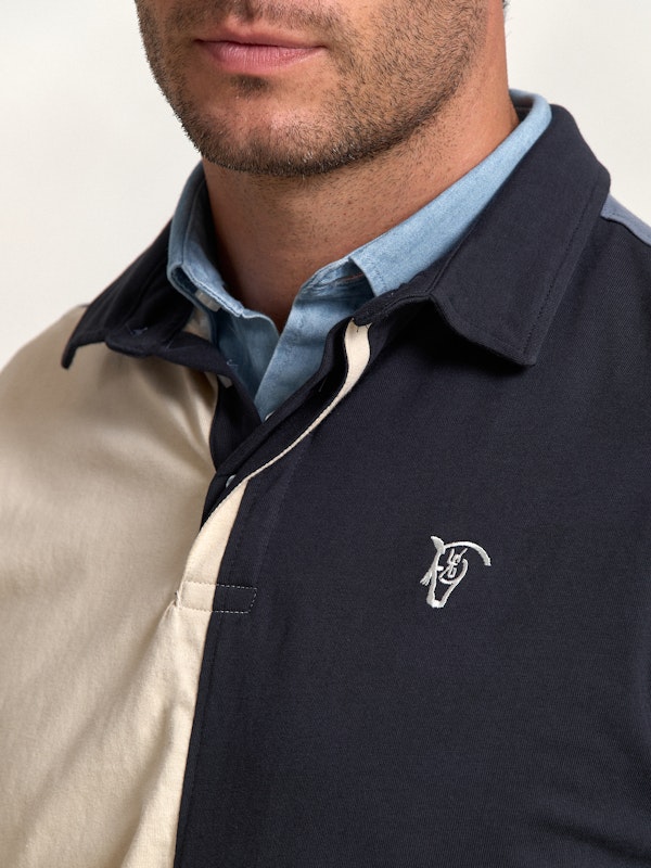 Polo Multicolore | Marino