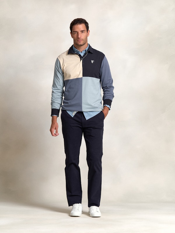 Polo Multicolore | Marino