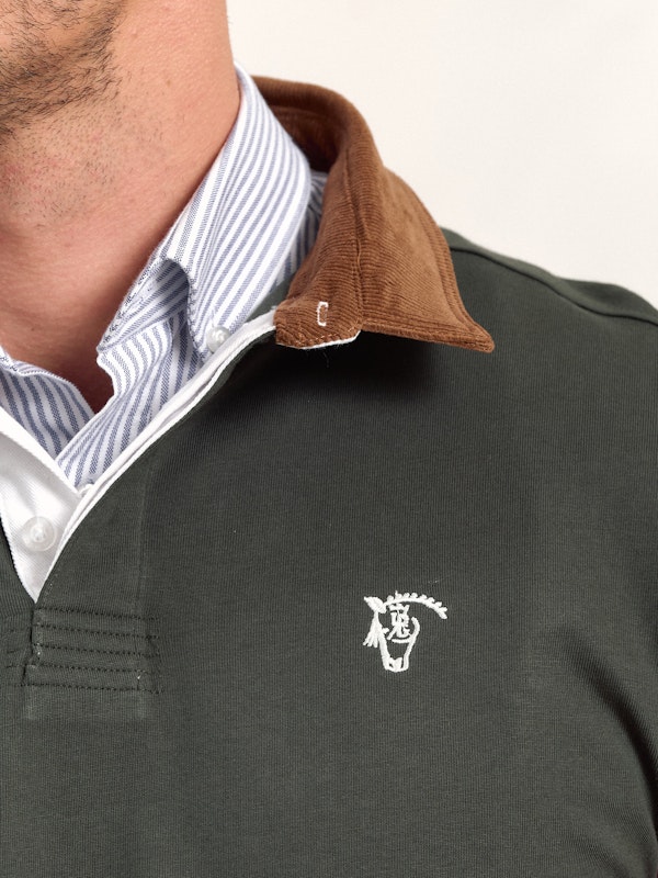 Polo à col Côtelé | Abeto