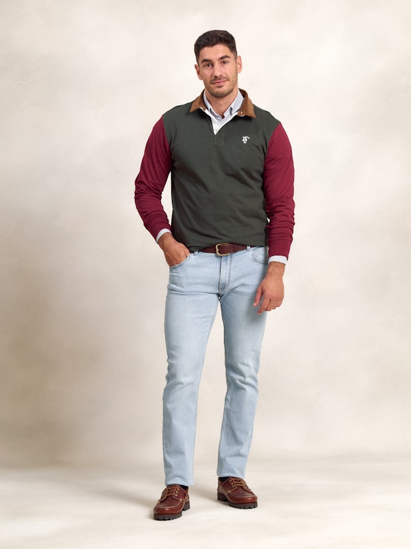 Polo à col Côtelé | Abeto