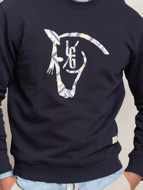 Sweat-shirt Ethnique | Marino