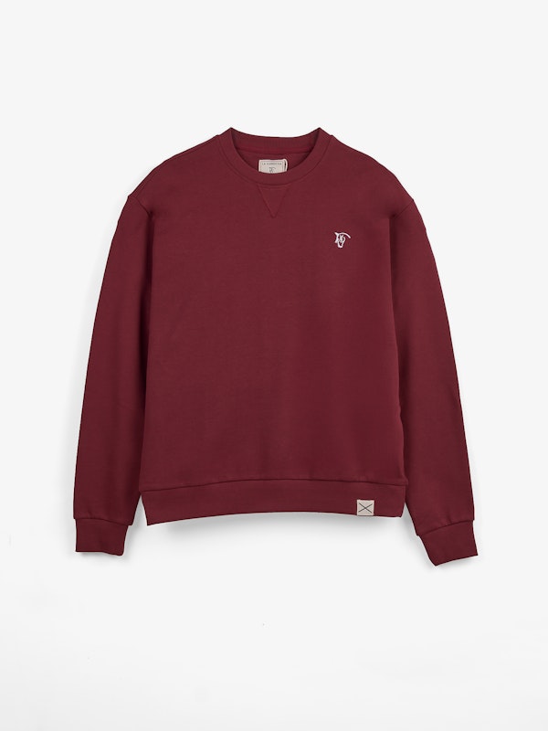 Sweat-shirt basique | Burgundy