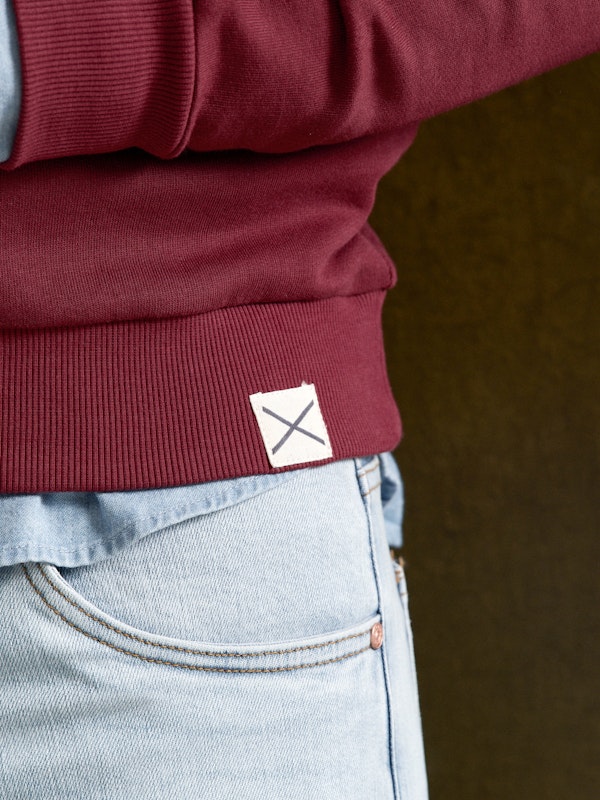 Sweat-shirt basique | Burgundy