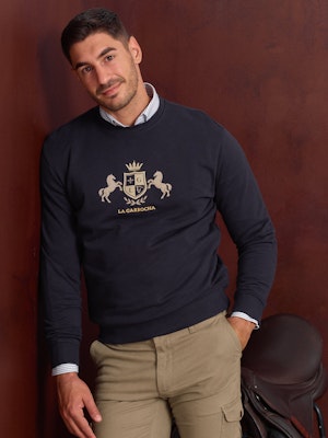 Emblem Sweatshirt | Marino