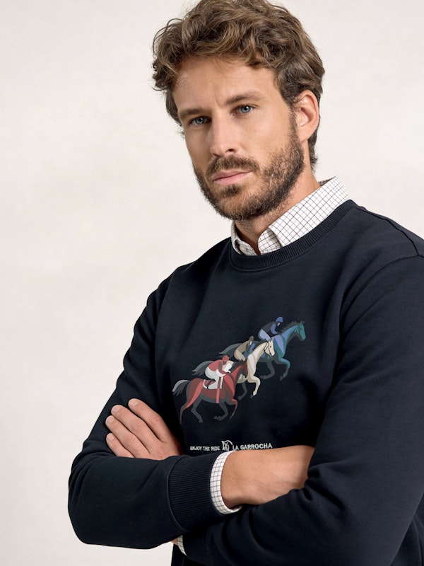 Sudadera Enjoy The Ride | Marino