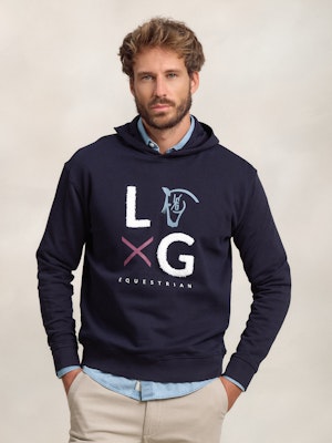 Sweatshirt com Capuz LG | Marino