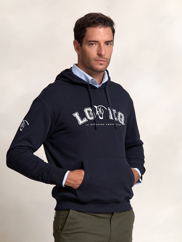Sweat-shirt à Capuche Varsity | Marino