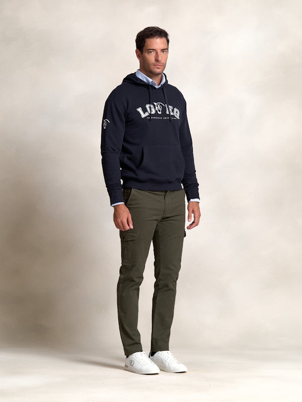 Sweat-shirt à Capuche Varsity | Marino