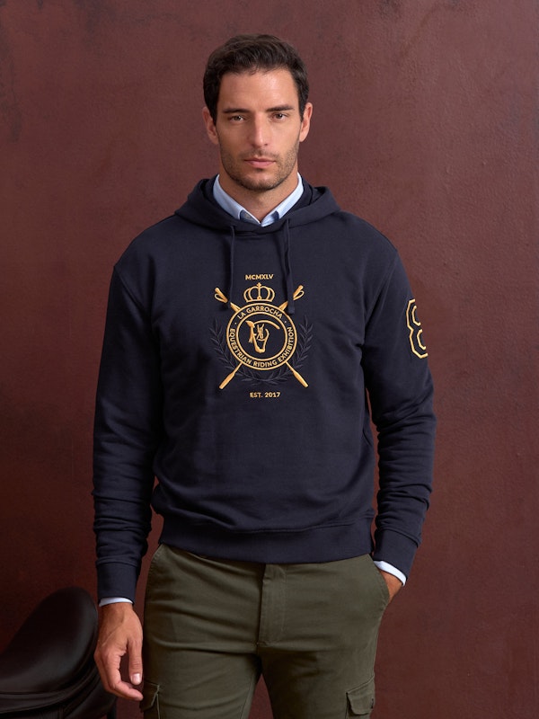 Sweat-shirt à Capuche Emblème | Marino