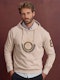 Sweatshirt com Capuz Escudo | Nude