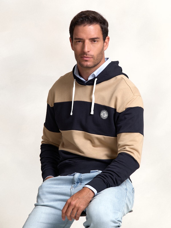 Sweat-Shirt à Capuche à Rayures | Arena 