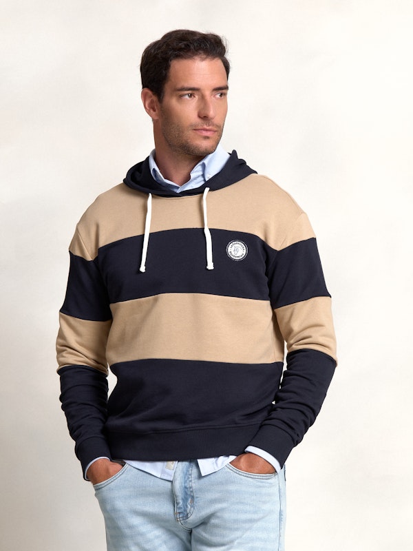 Sweat-Shirt à Capuche à Rayures | Arena 