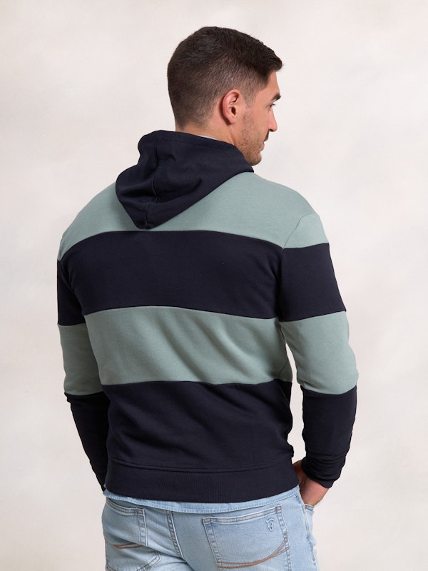 Sweat-Shirt à Capuche à Rayures | Océano