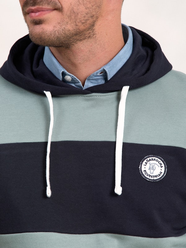 Sweat-Shirt à Capuche à Rayures | Océano