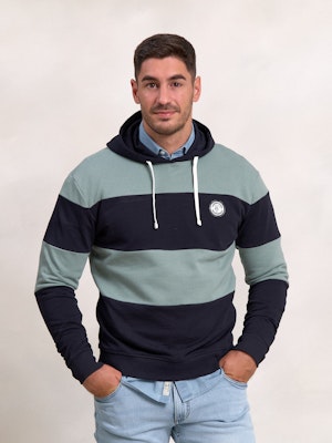 Sweat-Shirt à Capuche à Rayures | Océano