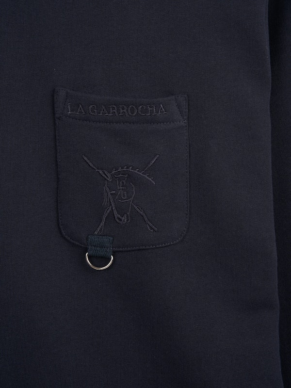 Sweat-shirt à demi-zip avec Poche | Marino