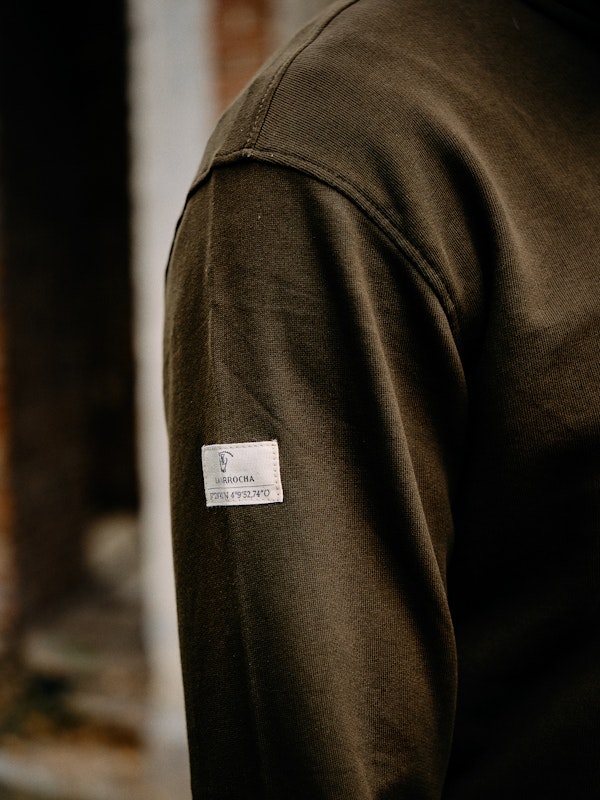 Sweat-shirt à demi-zip avec Poche | Caza