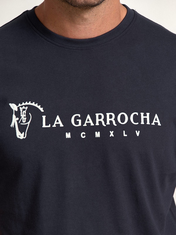 T-shirt Flock Print Classique | Marino