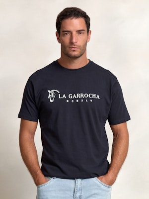 Classic Flock Print T-shirt | Marino