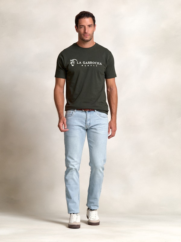 T-shirt Flock Print Classique | Abeto