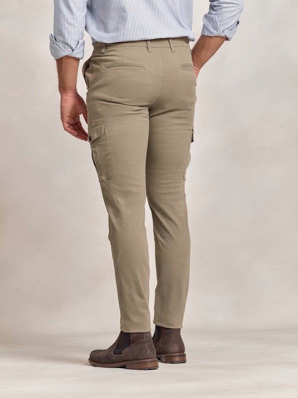 Pantalon cargo coton | Camel