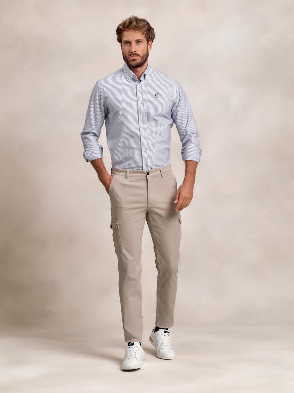 Pantalon cargo coton | Piedra