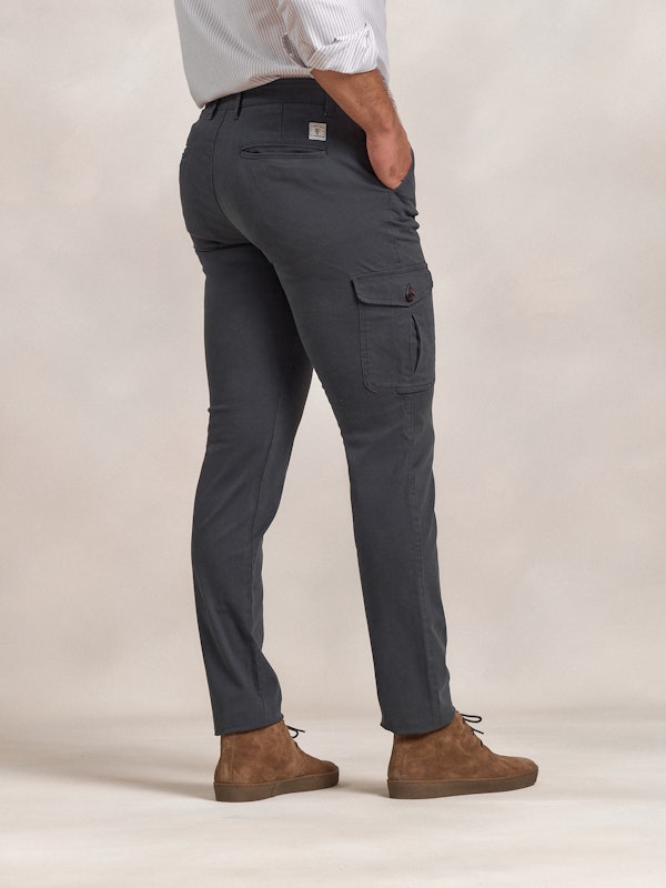 Pantalon cargo coton | Plomo 