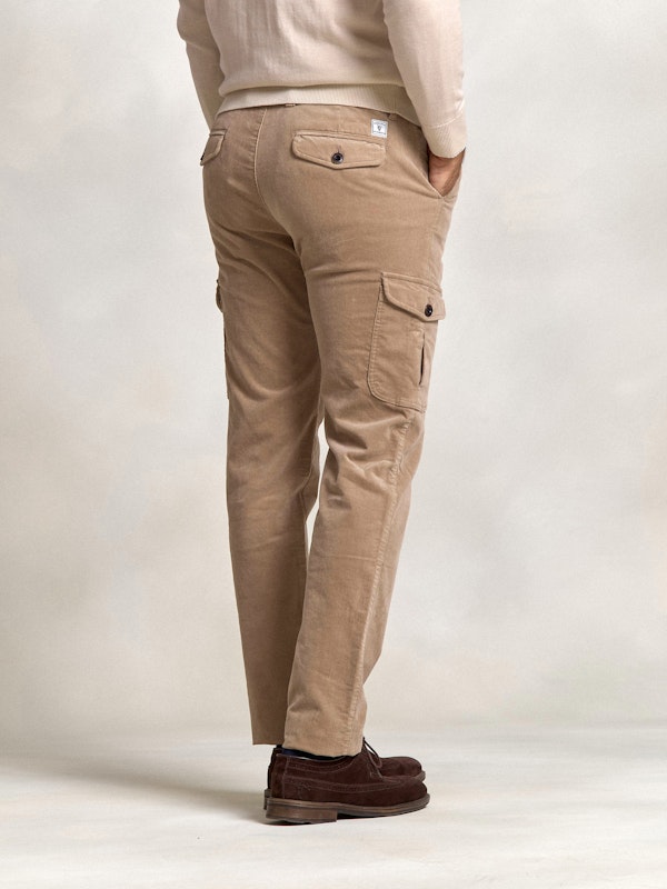 Pantalon cargo coton | Camel