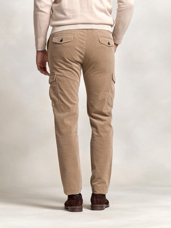 Pantalon cargo coton | Camel