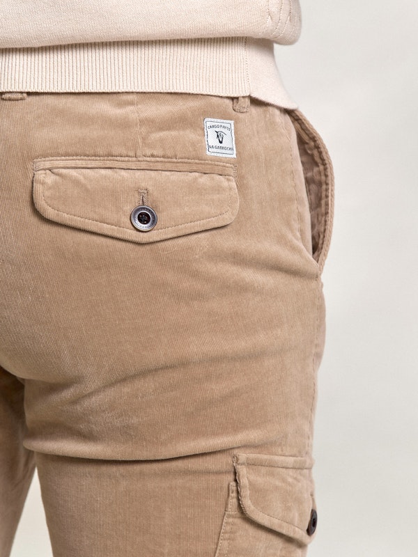 Pantalon cargo coton | Camel