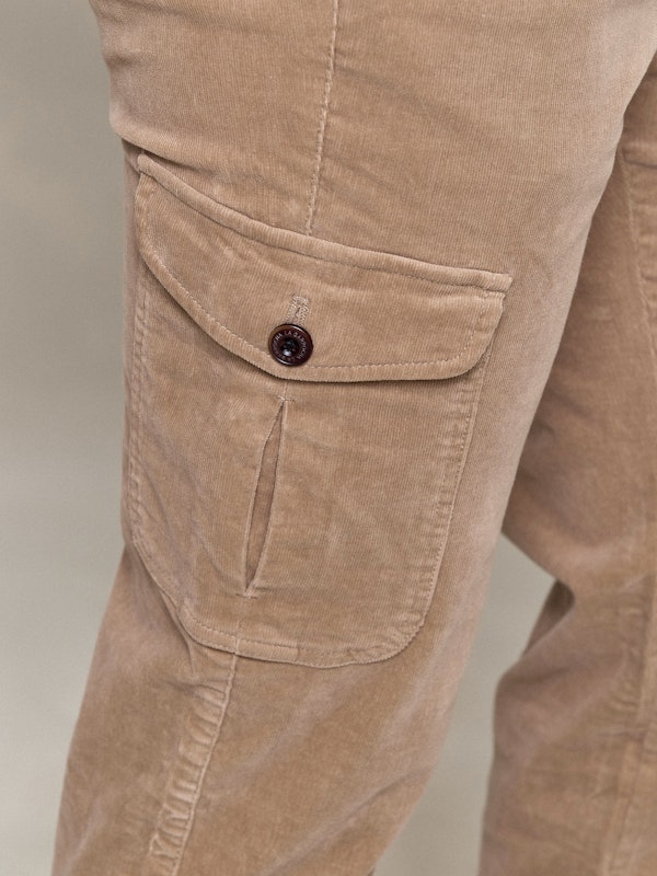 Pantalon cargo coton | Camel