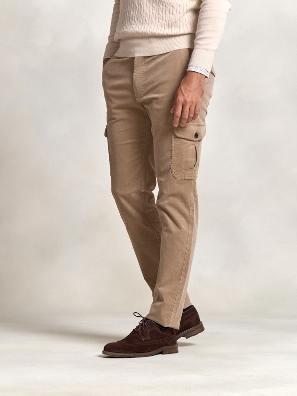Chinos Cargo Pana | Camel