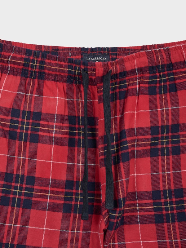 Pijama de flanela tartan | Rojo